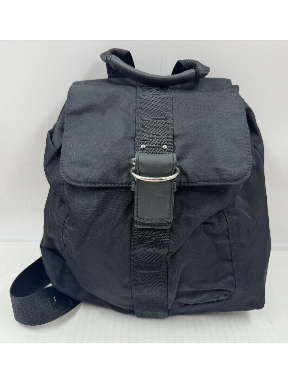 Lauren Ralph Lauren Backpack Women's Black Pockets Adjustable Strap Bag
